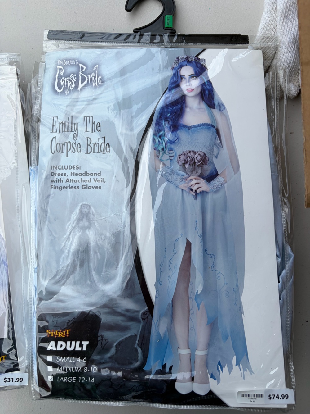 Emily The Corpse Bride Adult halloween costume